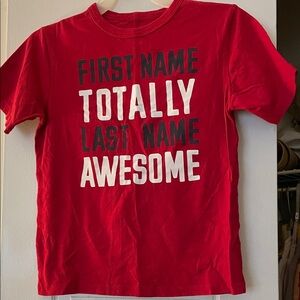 Place Red Graphic Kids T-Shirt